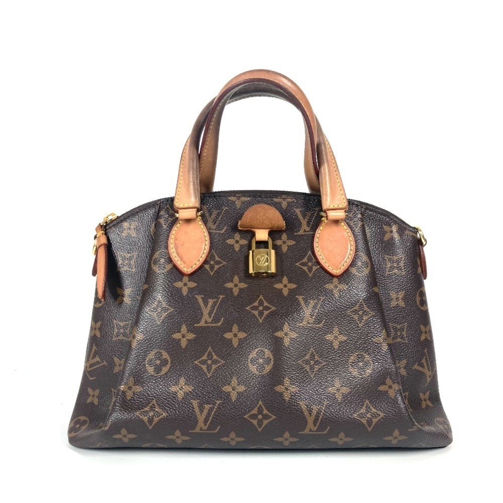 LOUIS VUITTON Brown Monogram Canvas Tote Bag